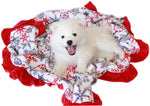 Luxurious Plush Blanket Red Plaid
