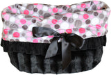 Snuggle Bug Carrier Pink Party Dots